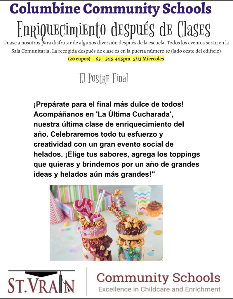 Colorful ice cream treats topped with candy and popcorn, set against festive party decorations.